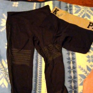 Victoria secret legging/yoga short duo M